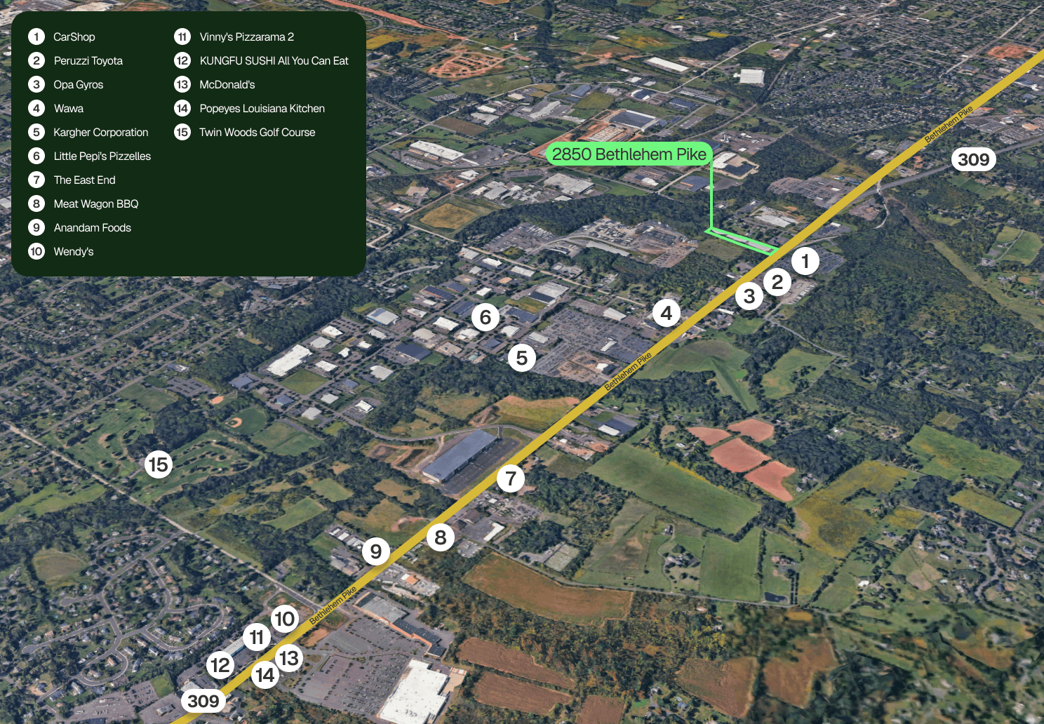 Amenities - 2850 Bethlehem Pike